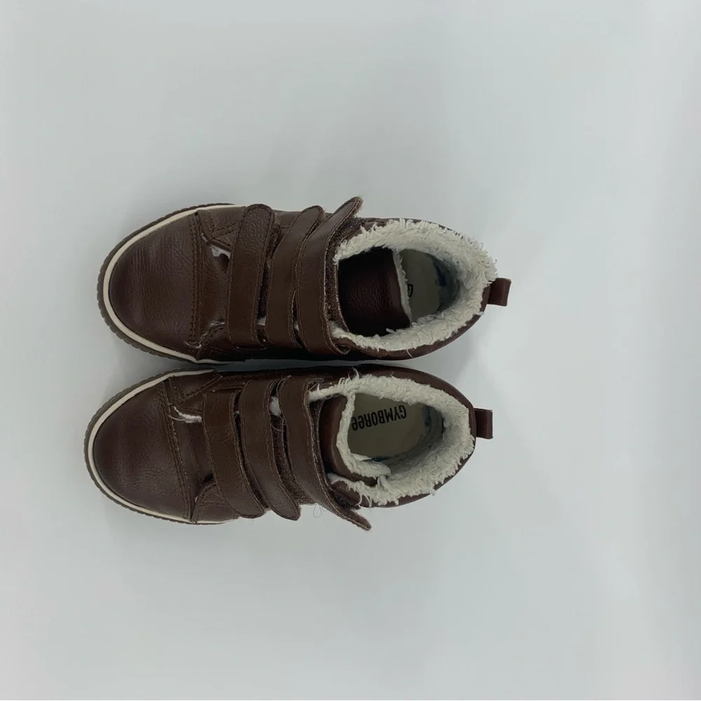 Gymboree Brown Kids Boots with Velcro Straps